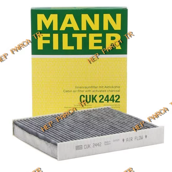 MANN CUK2442 l Opel Astra J / Insignia / Zafira C / Chevrolet Cruze 09 - Karbonlu Polen Filtresi