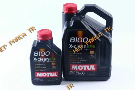 8100 X-Clean EFE 5W30 Partiküllü Motor Yağı (5LT+1LT) 6 LT