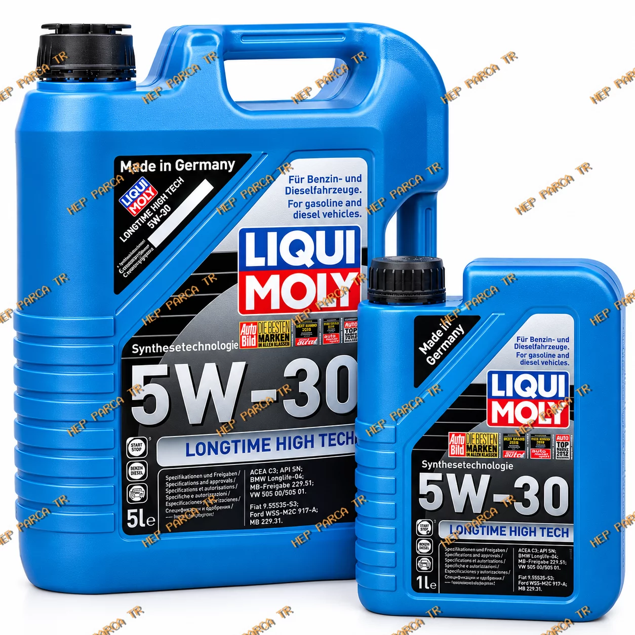 LIQUI MOLY 5W-30 (9507 - 9506) Motor Yağı DPF`li Sentetik LONGTIME HIGH TECH 6 Litre