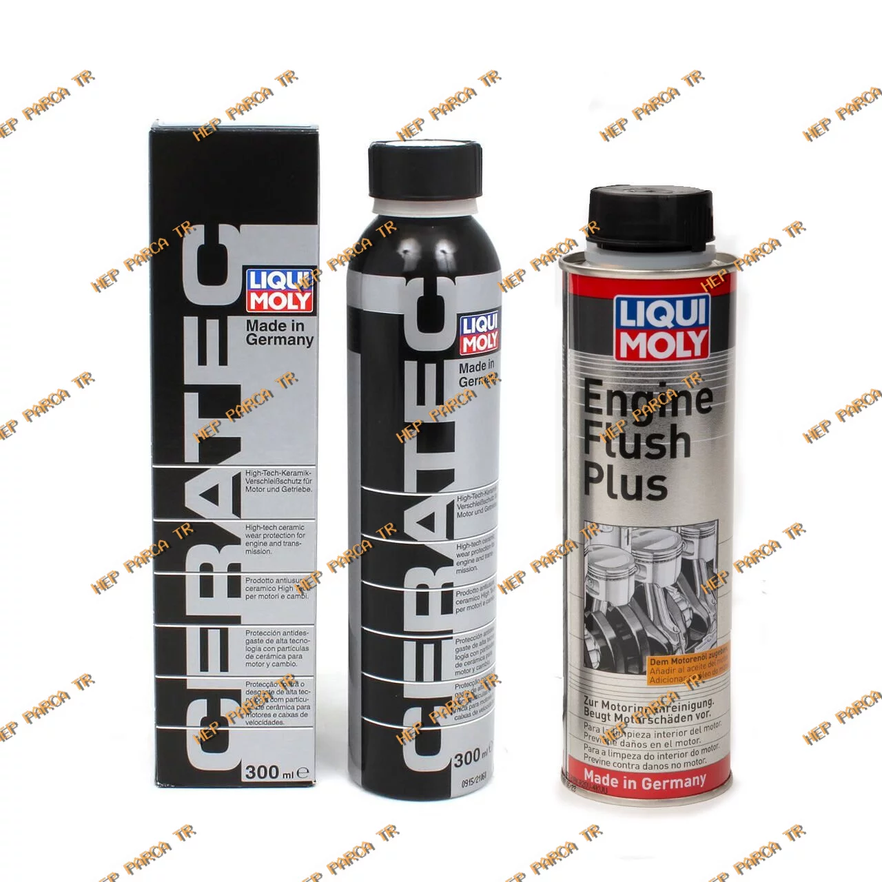LIQUI MOLY (2657+7181) Ceratec Seramik Bazlı Motor Koruma Ve Engine Flush Plus Motor İçi Temizleyici 300 ml