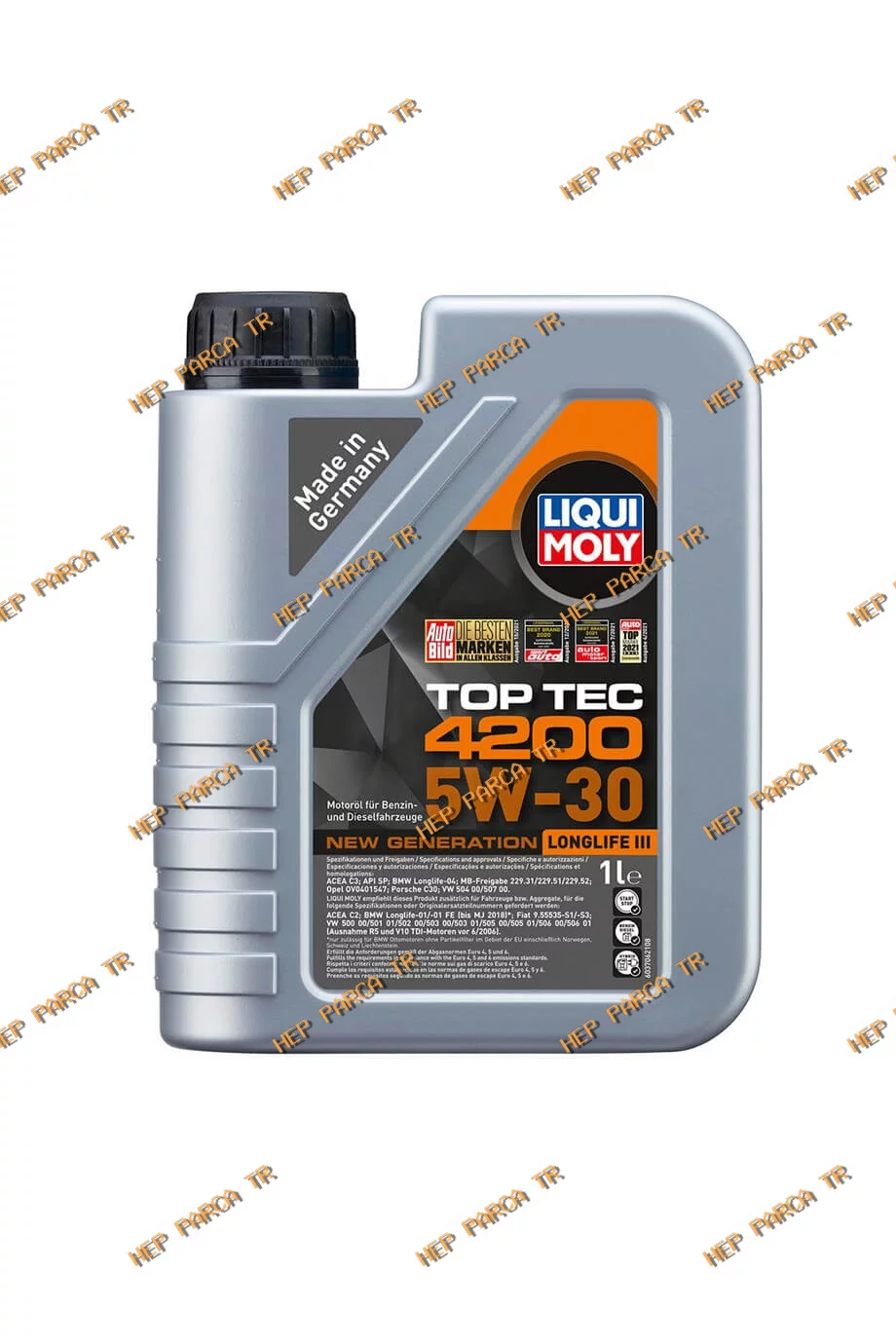 LIQUI MOLY 5W30 Motor Yağı Tam Sentetik TOP TEC 4200 1 Litre (8972)